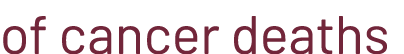 of cancer deaths 